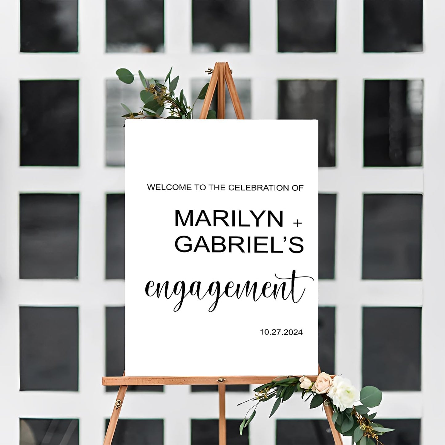 Wedding Welcome Sign - Engagement Party Sign