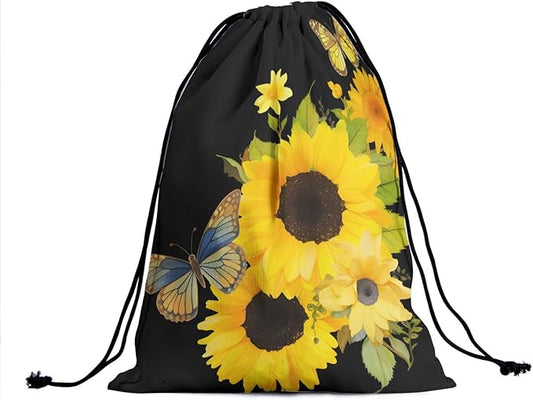 Nerxy Leaf Grip Bags for Gymnastics Tropical Leaves Grip Bag Botanical Drawstring Storage Bags