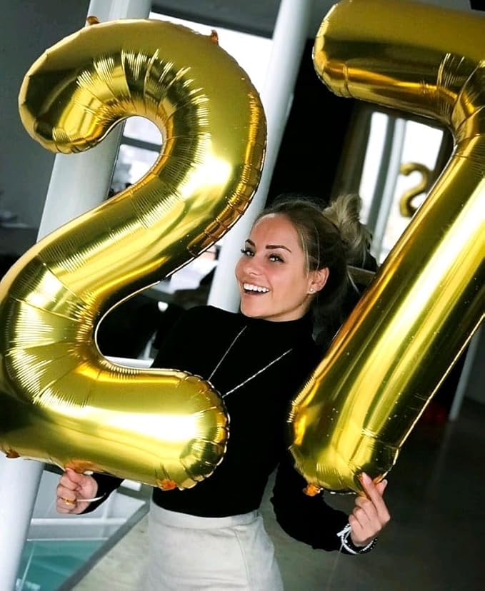 Gold 7 Balloon, Number Balloon 40 Inch, Gold Party Decorations, 7th Balloon Number, Gold Seven Birthday Decorations, Number 7 Balloon