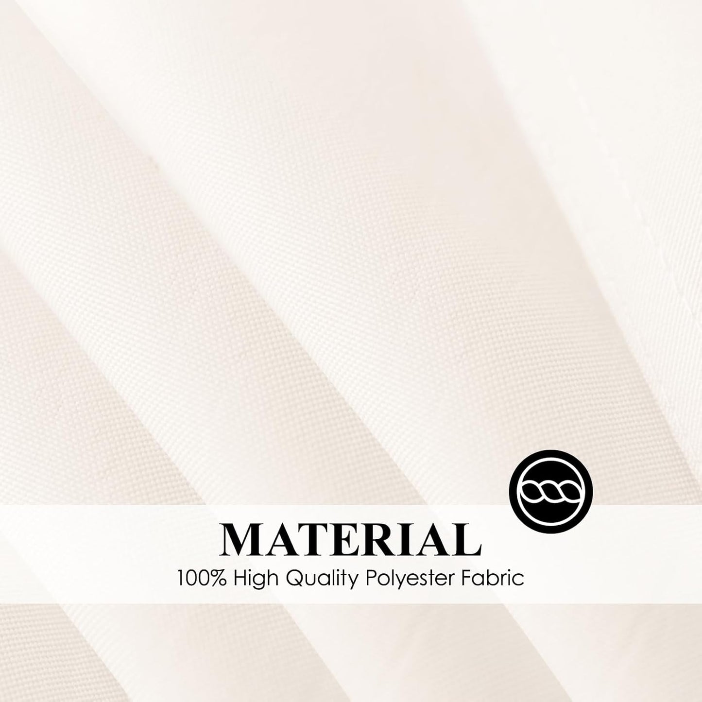 Square Tablecloth 52 x 52 Inch White 8 Pack Tablecloths Stain-Wrinkle Resistant Washable Polyester Table Cloths for Holiday, Buffet Parties, and Weddinge