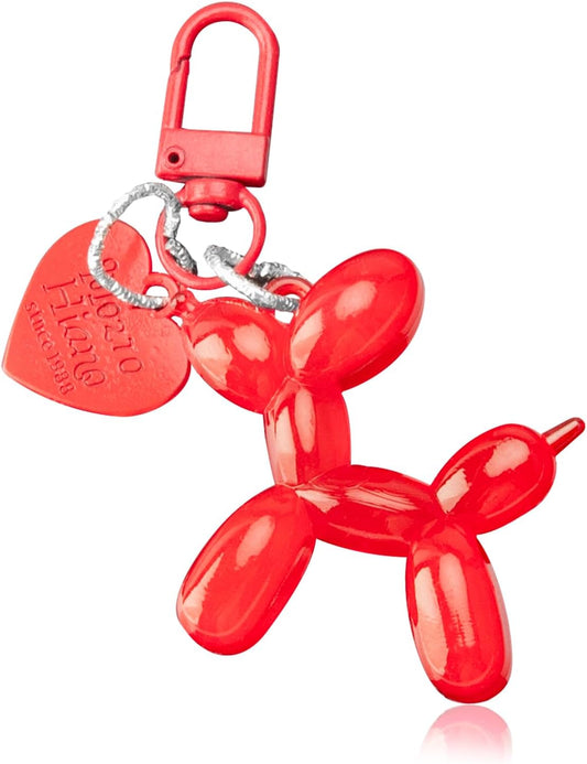 Balloon Dog Keychain Cute Bag Charm Handbag Purse Key Accessories