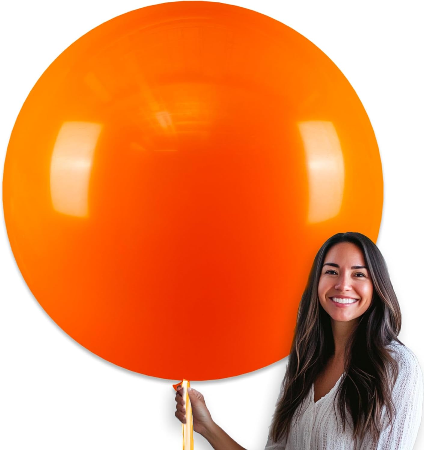 PartyWoo Orange Balloons 4pcs 36 Inch Autumn Latex Helium Balloons for Birthday Baby Shower Graduation Fall Tangerine Little Cutie Pumpkin Tropical Sunshine Boho Theme Party Decorations Orange-Y9