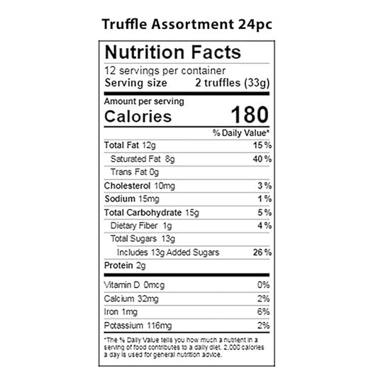 Vermont Nut Free Chocolates Boxed Chocolates (Truffle Assortment) 24-Piece, Nut-Free, Egg-Free, Kosher