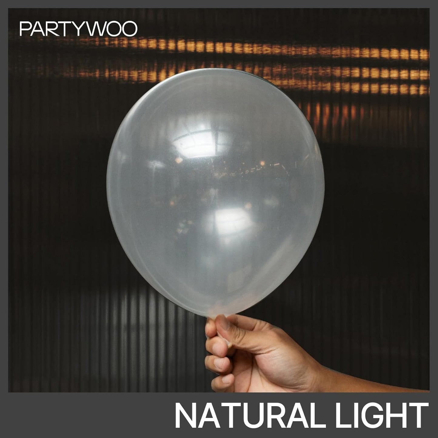 PartyWoo Clear Balloons 155 pcs Transparent Balloons Bubble Balloons Different Sizes Pack of 18 12 10 5 Inch Balloon Arch Kit Balloon Garland for Graduation Wedding Party Decorations Clear-Y2