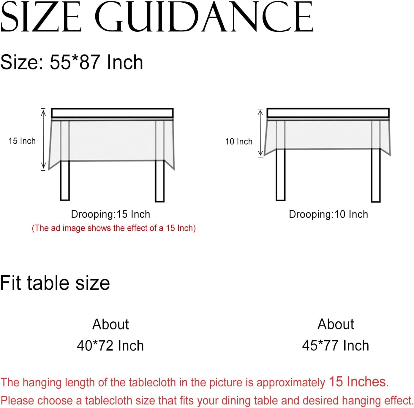 ISAENNE Designer Chinoiserie Linen Floral Rectangular Tablecloth,White Wrinkle Resistant Table Cloth,Elegant Decor Tablecloths for Dining Thanksgiving Kitchen Party Christmas,55"*87"-Daffy