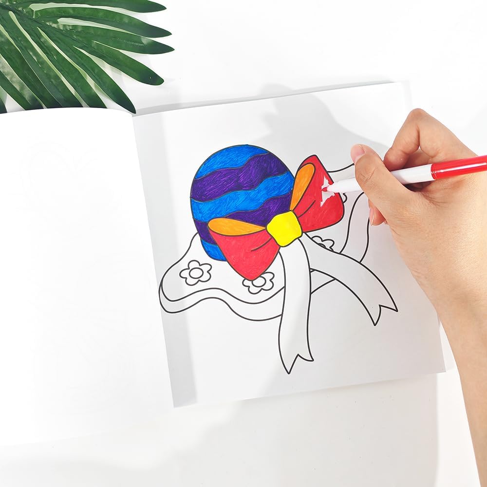 Adorable Coloring Book for Kids Ages 4–8: 40 Unique Single-Sided Pages to Prevent Bleed-Through | Thick Paper for Markers & Crayons | Screen-Free Learning Fun & Family Creative Gift (Cute & Groovy)