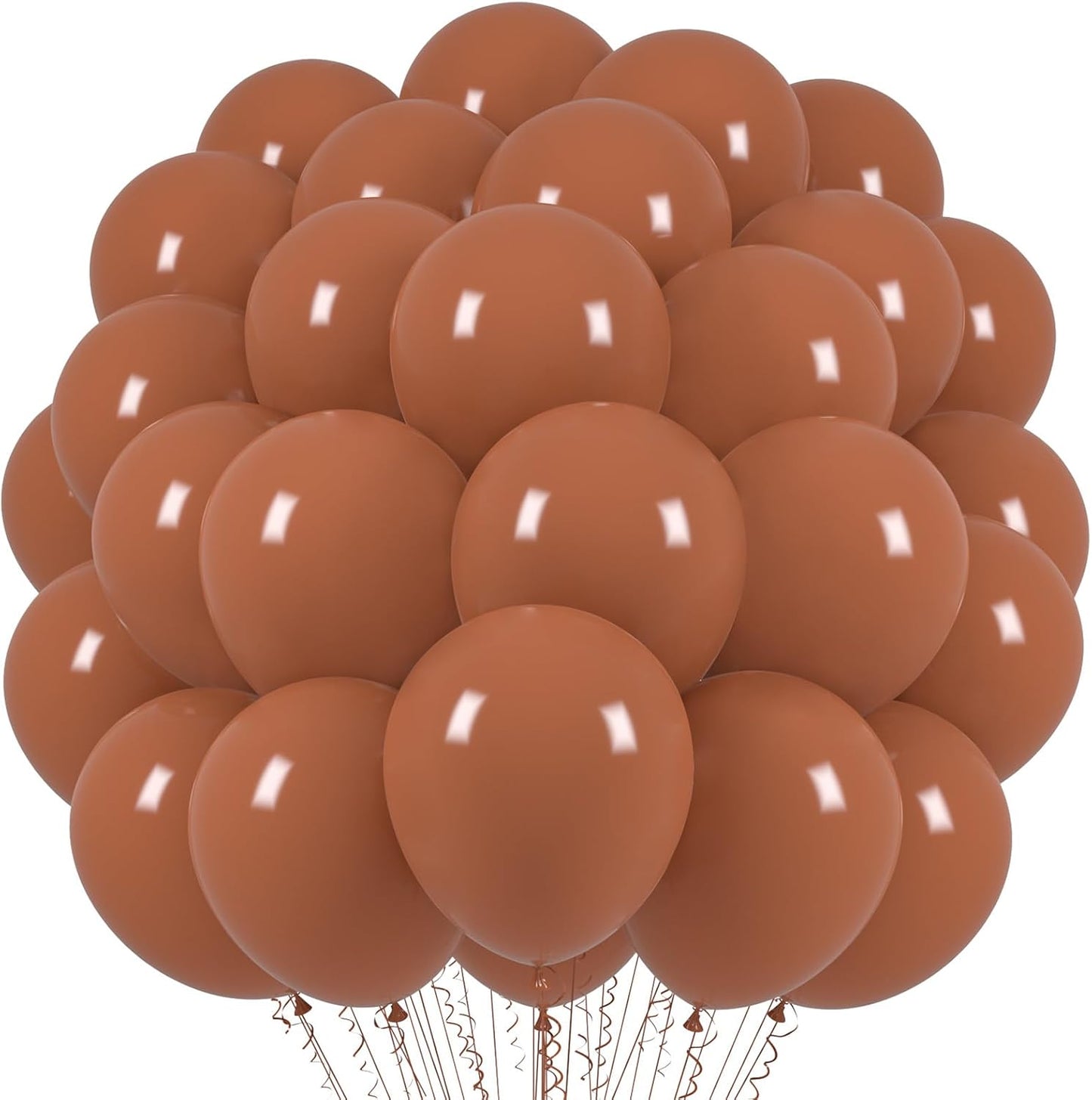 Coffee Brown Balloons, 66pack 12inch Tan Latex Party Balloons for Wedding, Birthday, Graduation, Bridal Shower, Baby Shower, Gender Reveal, Anniversary, Bachelorette Party Decorations