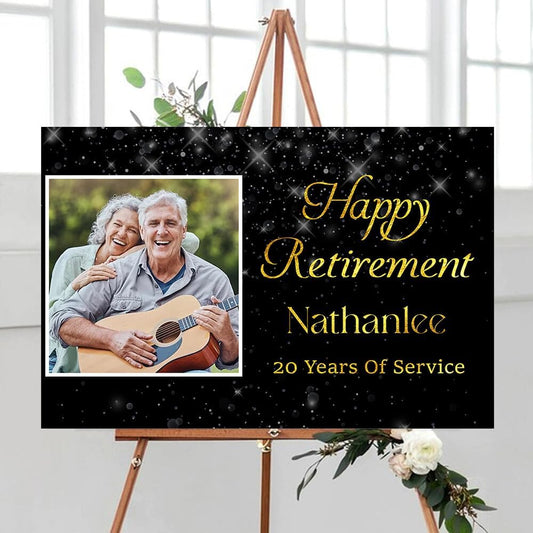 Personalized Retirement Yard Sign, Retirement Celebration Welcome Sign, Retirement Party Sign, Retirement Decorations, Retirement Outdoor Sign, Retirement Home Decor, Retirement Celebration Sign #7