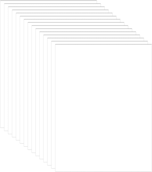 100 Sheets White Cardstock 8.5 x 11 Printer Paper, 75lb Heavyweight Certificate Paper Card Stock for Wedding, School Crafting, Memus, Making Cards, Business Cards, Invitations