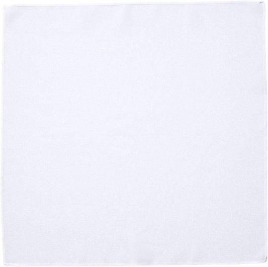 LA Linen 10-Pack Poly Poplin Napkin, Soft Cloth Napkins, Washable Reusable Napkins, Stain and Wrinkle Resistance Table Napkins for Dinner, Wedding, Parties, 18 by 18-Inch, White