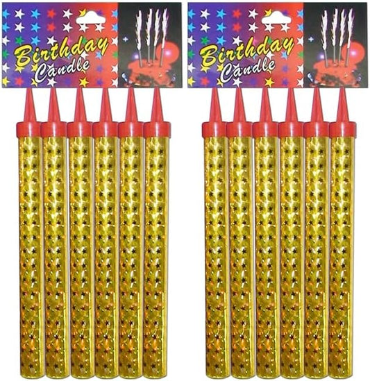 60 Pcs Birthday Cake Topper Decoration Holders for Candles Thanksgiving Hallowmas Christmas Party