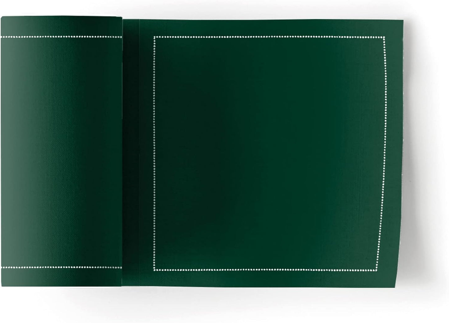 Cotton Cocktail Napkin - 4.3 x 4.3 in - 50 units per roll - English Green