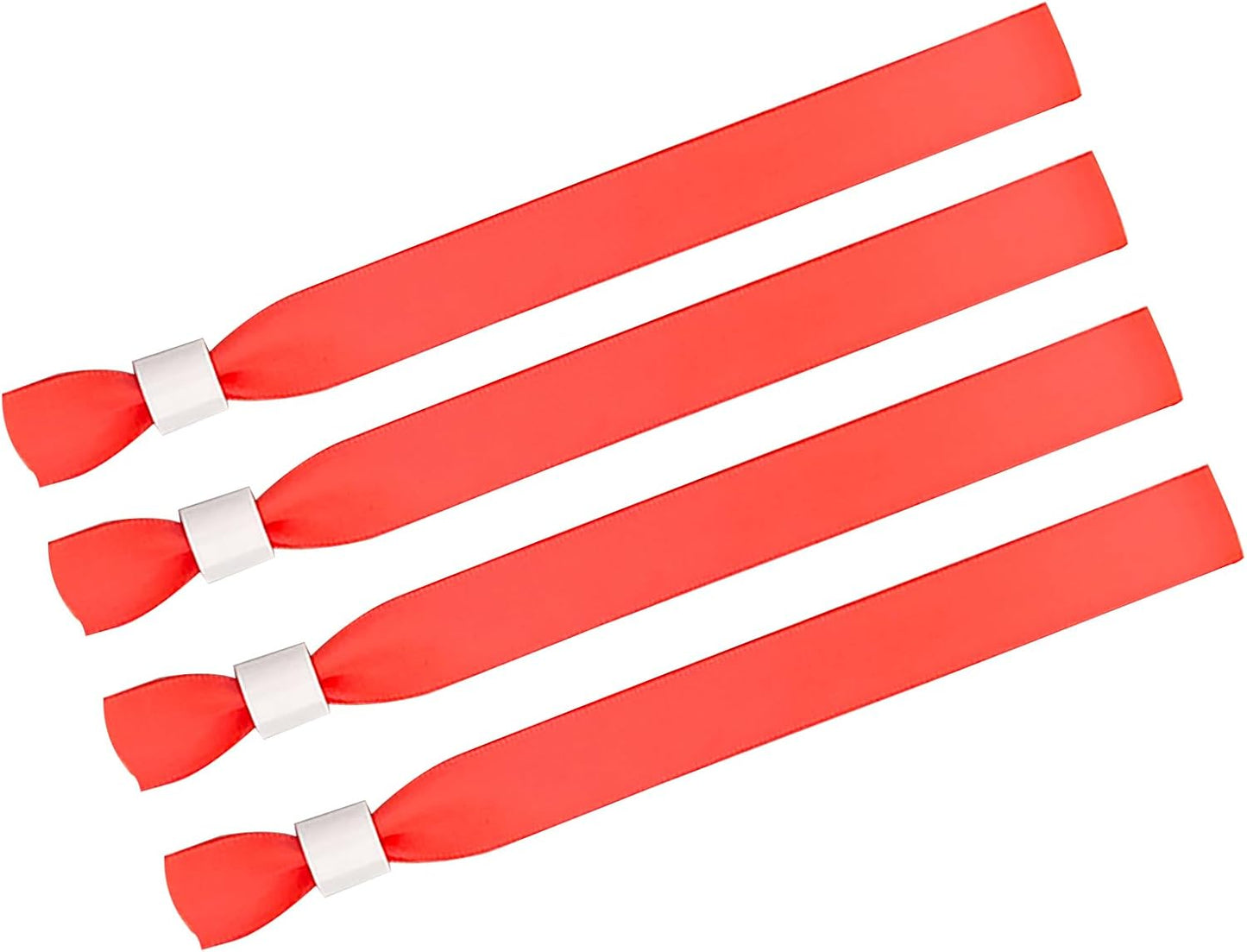 100 Pack Wrist Bands - Neon Orange Wristbands for Events,Wristbands for Concerts Festival Admission Party 13.7” x 0.59”