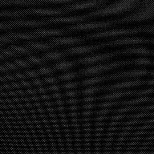 Ultimate Textile Pleat Polyester Fabric Table Skirt - Machine Washable, Flame Resistant, Cut & Sewn in NJ, Desk Skirt - Black, 21' Shirred Pleat x 42" h