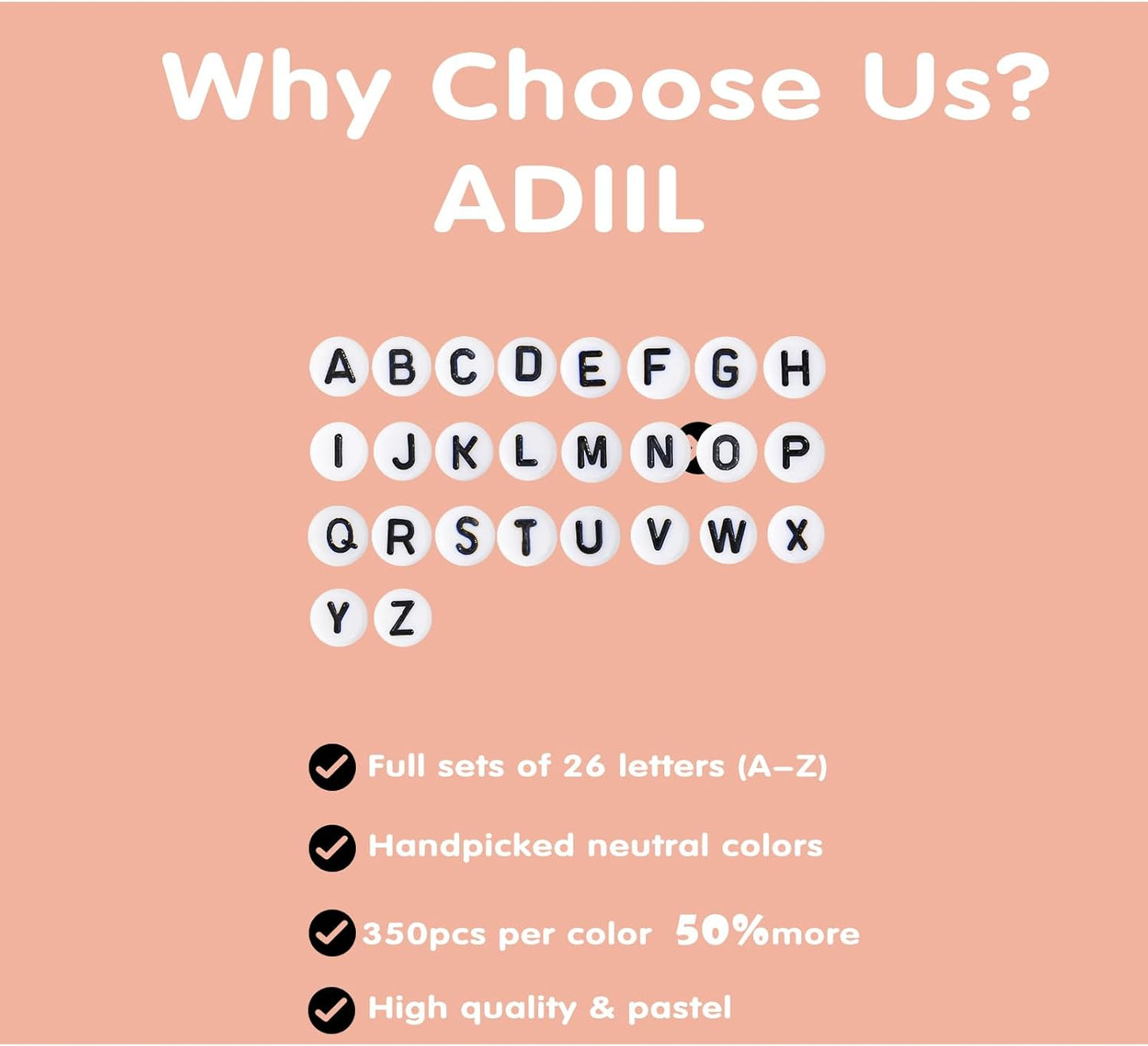 ADIIL 7200pcs Clay Beads Bracelet Making Kit, 6mm Polymer Heishi Beads for Jewelry Making, Friendship Bracelet Kit Birthday Gift for Adults Neutral