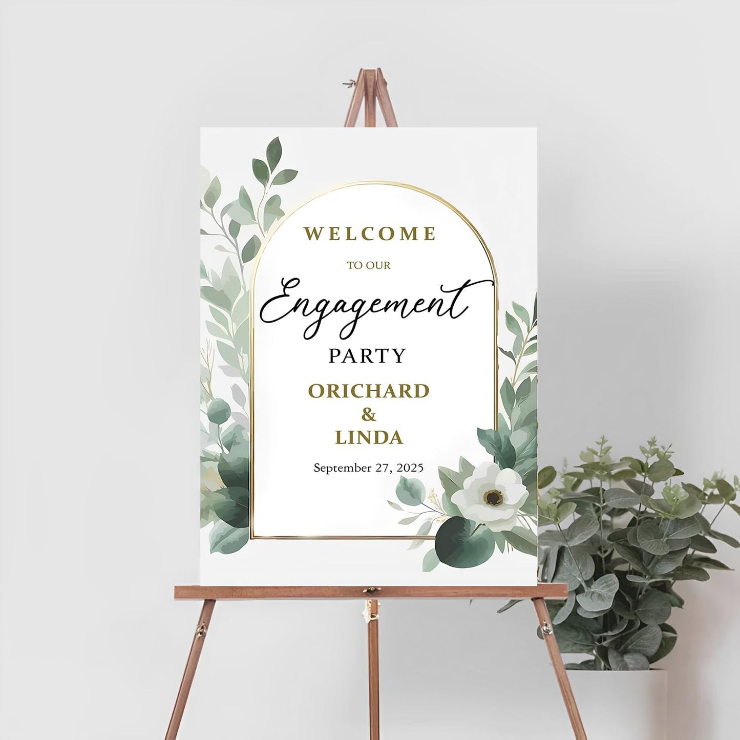 Welcome To The Celebration Engagement Sign, Engagement Welcome Sign, We're Engaged Sign, Engagement Party Gifts For Couples, Engagement Party Table Decorations, Engagement Party Decor