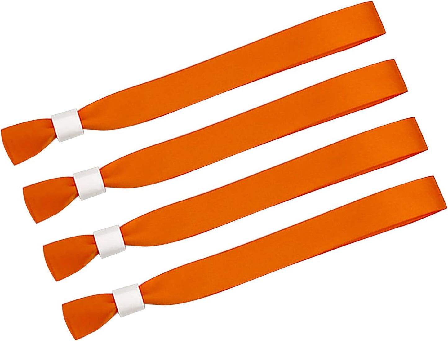 100 Pack Wrist Bands - Orange Wristbands for Events,Wristbands for Concerts Festival Admission Party 13.7” x 0.59”