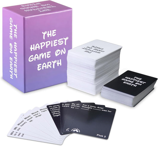 The Happiest Game on Earth - Adult Party Card Game & Family Board Game for Game Nights, Birthdays, Bachelor Bachelorette Parties, Friends Gatherings (Purple Edition)