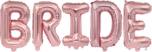 40 Inch Bride Balloons, Pink Bride To Be Balloon For Bridal Shower Decor,Bachelorette Party Decorations, Engagement Party Supplies