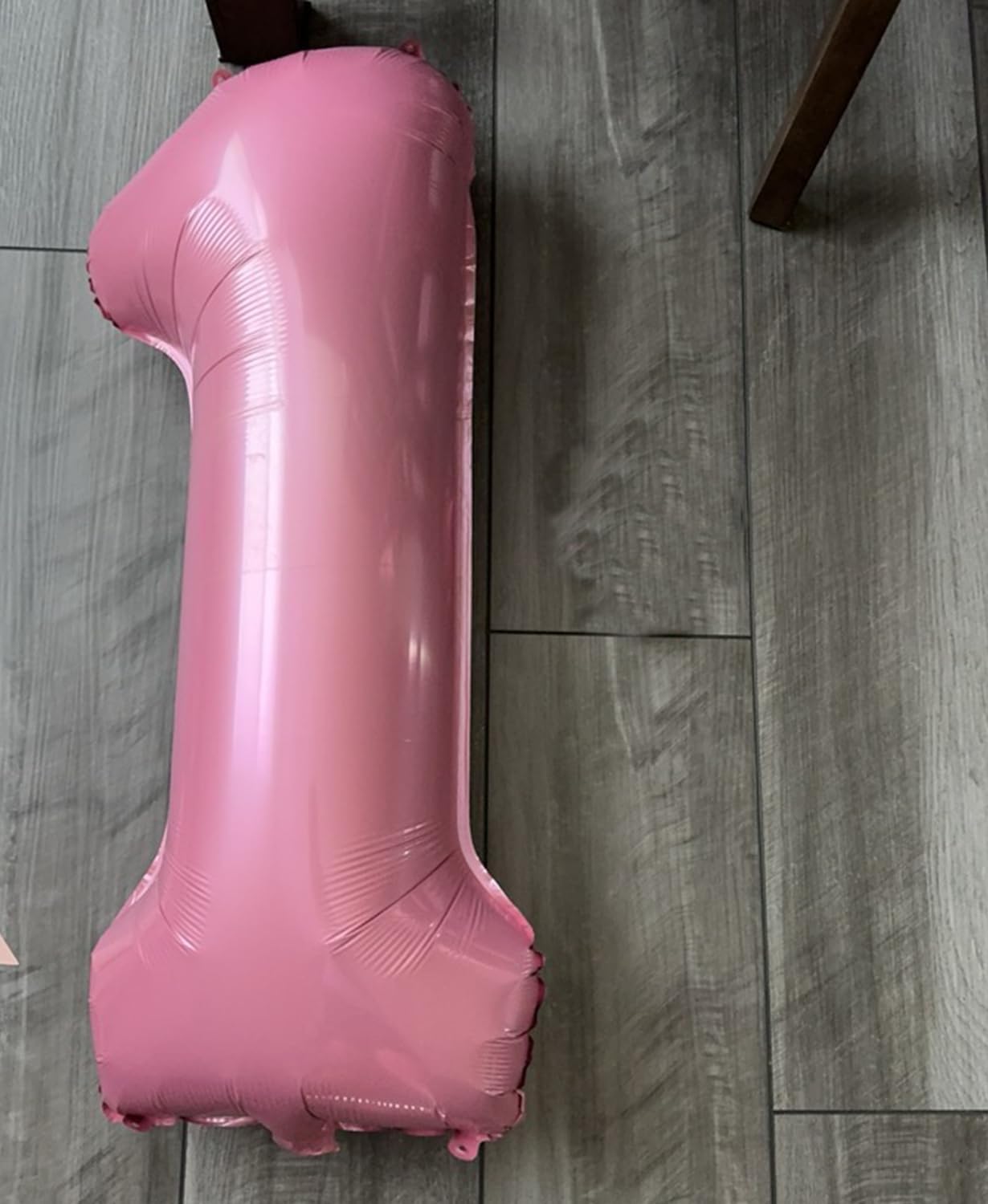 Smlpuame Pastel Pink 10 Balloons, 40 Inch Large Light Pink Foil Number Balloons 0-10, Self-Sealing 10th Birthday Balloon for Girls Women Anniversary Baby Shower Princess Party Decorations Supplies