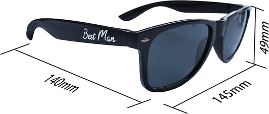 LotsBuyLots Groomsmen Sunglasses 7 Pack, Bachelor Party Supplies Sunglasses for Groom,Best Man,Groomsman