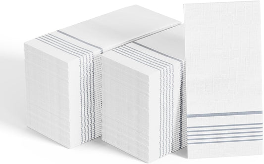 400 Pack Paper Napkins, Disposable Guest Towels Party Dinner Napkins Soft, Absorbent 3-Ply Hand Towels for Bathroom, Wedding and Events