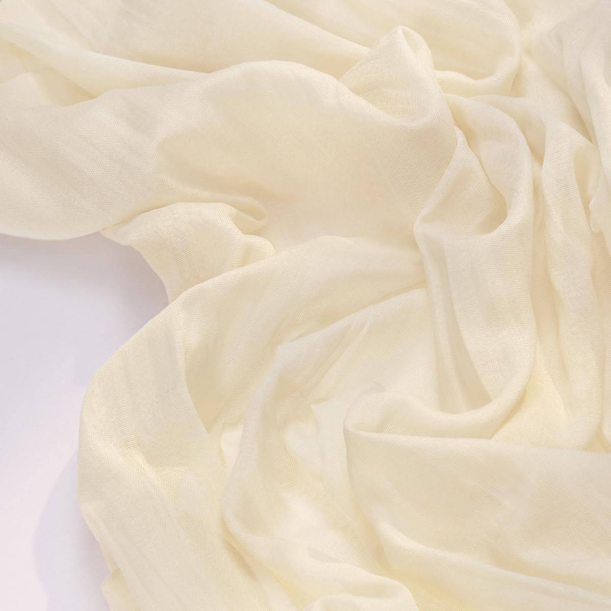 Socomi 15pcs Beige Fall Thanksgiving Cheesecloth Table Runner Boho Rustic Gauze 120 inch 10FT Cheese Cloth Runner for Wedding Party Baby Shower Birthday Home Decor Holiday Decorations