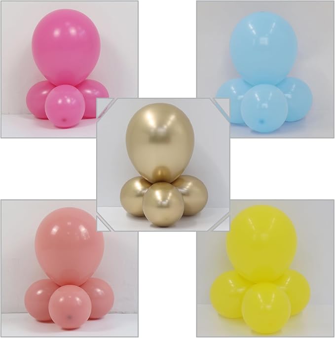 160pcs Easter Balloon Garland Arch Kit, Pastel Spring Balloon Arch with AccessoriesIY Balloon Arch for Easter Party, Egg Hunt, Baby Shower & Spring Decorations