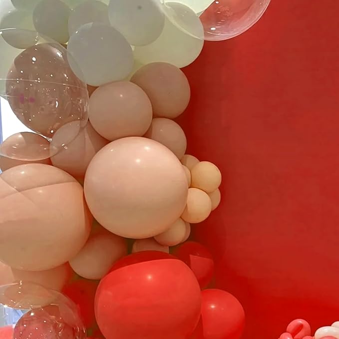 105pcs Peach Balloons 12inch Party Latex Balloons for Boys Girls Birthday Baby Shower Gender Reveal Wedding Sunflower Party Decorations