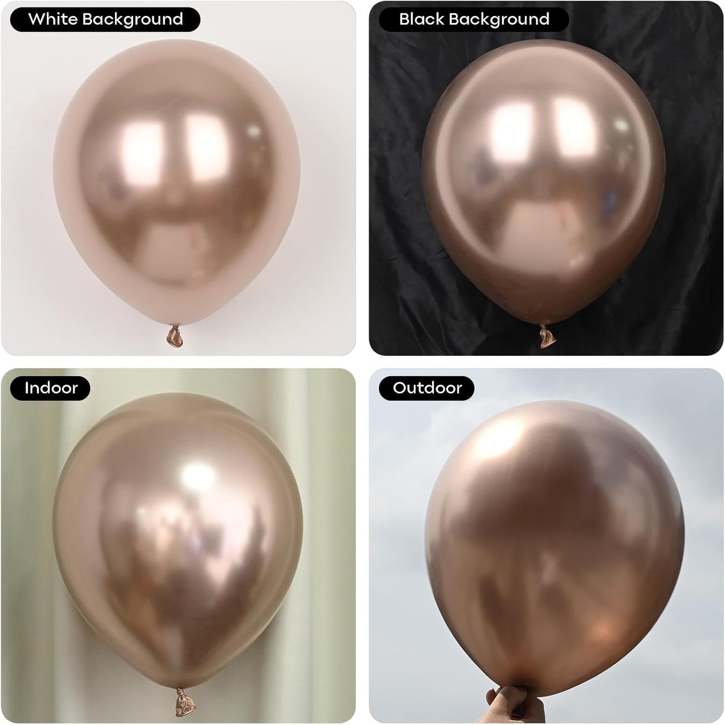 Dusty Blue and Gold Balloons, 60 PCS 12 Inch Slate Fog Pastel Baby Blue Sand White and Gold Balloons for Baby Boy Shower Bridal Shower Birthday Wedding Party Decorations