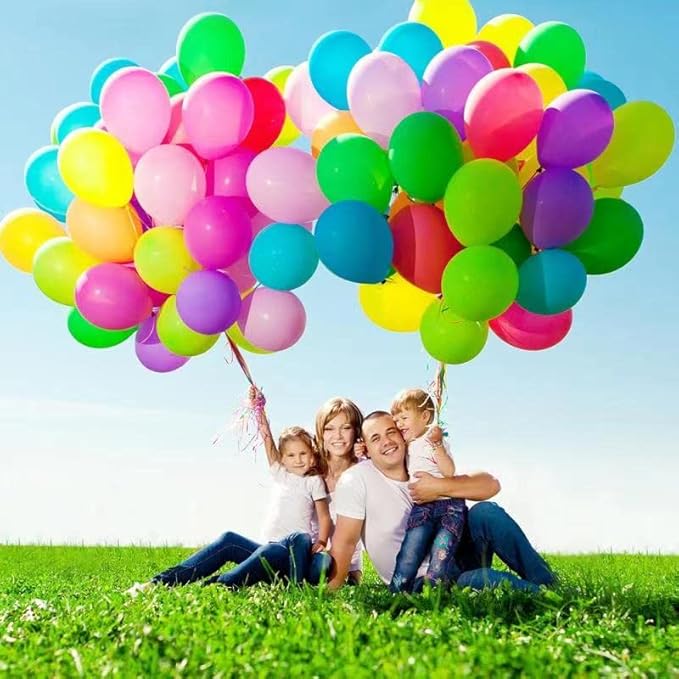 Thickened balloons, 120 PCS Balloons Assorted Colors, Latex Balloons for Kid's Birthday Party, Exquisite Rainbow Balloon, 12 Inches 13 Kinds of Rianbow Colorful Party Balloons Decorations.