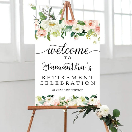 Personalized Retirement Yard Sign, Retirement Celebration Welcome Sign, Retirement Party Sign, Retirement Decorations, Retirement Outdoor Sign, Retirement Home Decor, Retirement Celebration Sign #15