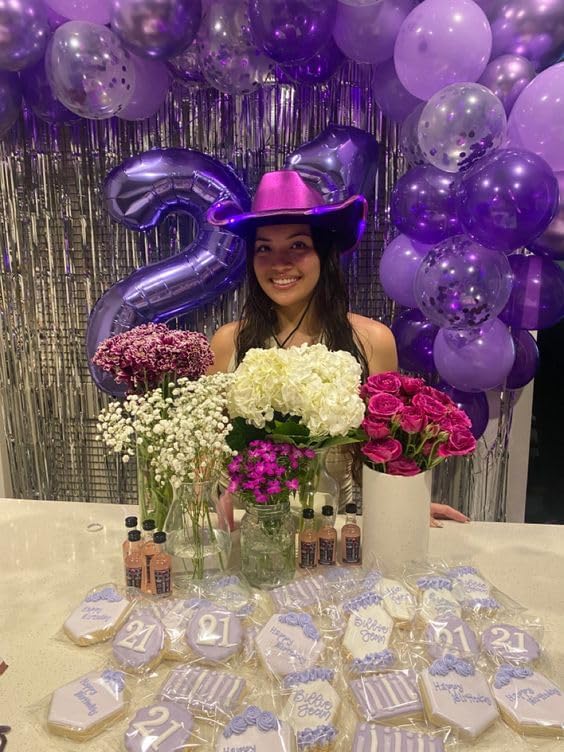 Purple Number 0 Balloon 40 Inch, 0 Balloon Number for 10th 20th 30th 40th 50th 60th Birthday Decorations, Purple Party Supplies