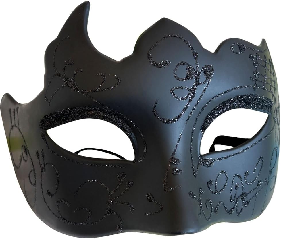 Masquerade Mask for Couple Venetian Mask for Halloween Costume Party Ball Prom, Fit for Men Women