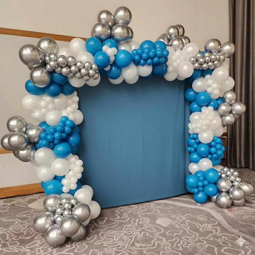 Peacock Blue Balloons, 12 Inch 30 Pcs Turquoise Blue Balloon Teal Blue Latex Balloons Matte Dark Teal Aqua Blue Helium Balloons for Birthday Baby Shower Wedding Whale Theme Party Decorations