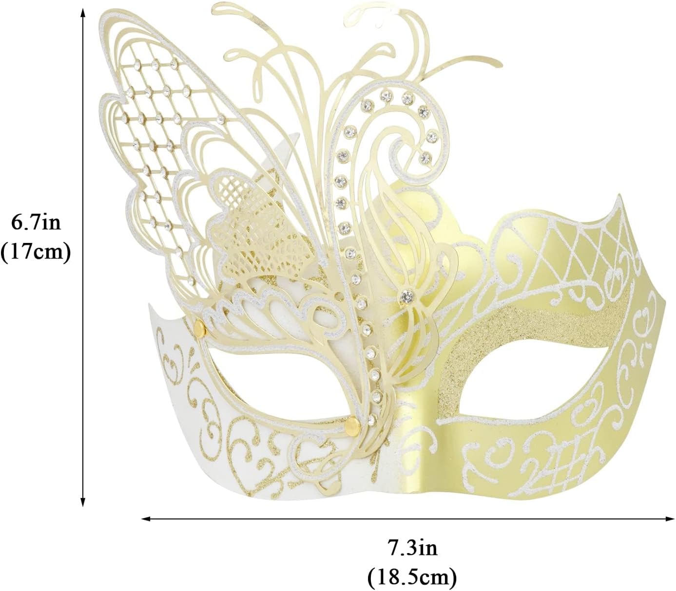 Mysterious Venetian Butterfly Lady Masquerade Halloween Party Mask Evening Prom Ball Mask Bar Costumes Accessory