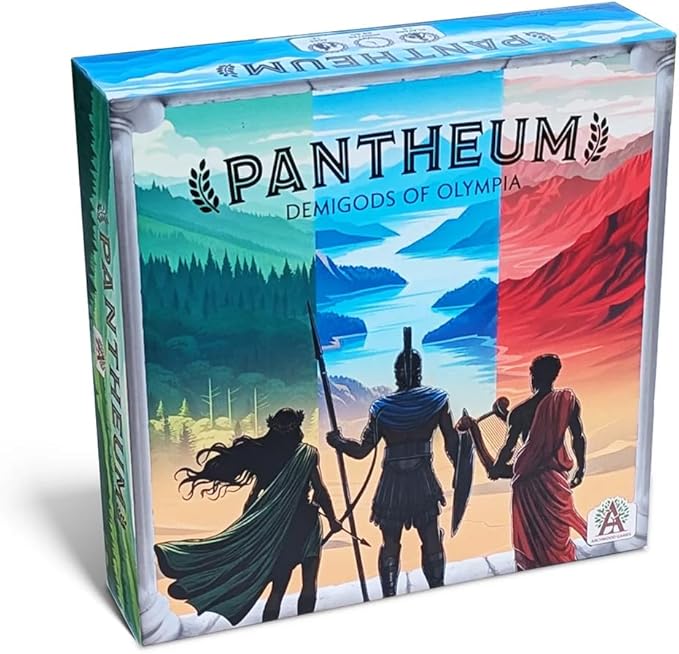 Pantheum: Demigods of Olympia Board Game | Greek Mythology Strategy Game for 1–4 Players | Ages 12+ | 45–60 Min Playtime | Great Board Games for Family Night | Base Game