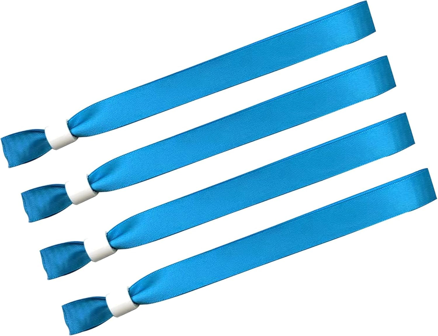 100 Pack Wrist Bands - Water Blue Wristbands for Events,Wristbands for Concerts Festival Admission Party 13.7” x 0.59”