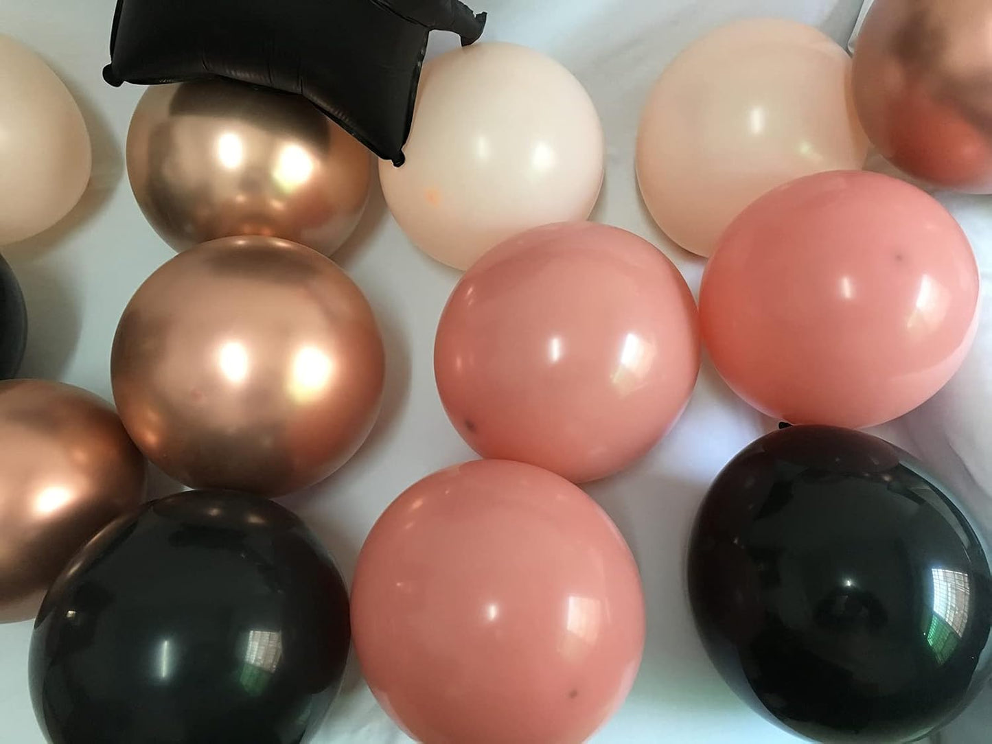 Graduation Decorations Rose gold - 2022 Graduation Party Decor Supplies with Dusty pink Black Balloons and congrats grad banner for nurse girls high school and College (Black + Rose gold)