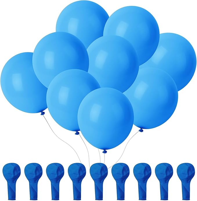 Mr. Pen- Balloons, 12 Inch, 54 Pack, Blue, Party Balloons