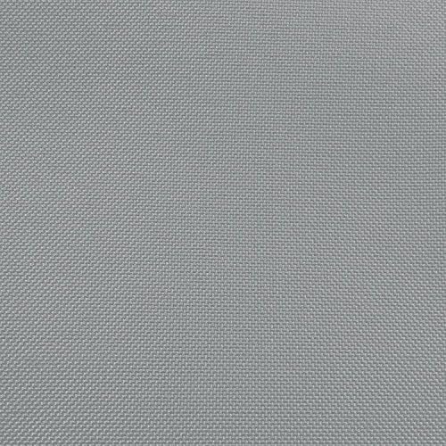 Ultimate Textile Pleat Polyester Fabric Table Skirt - Machine Washable, Flame Resistant, Cut & Sewn in NJ, Desk Skirt - Silver, 17' Shirred Pleat x 42" h
