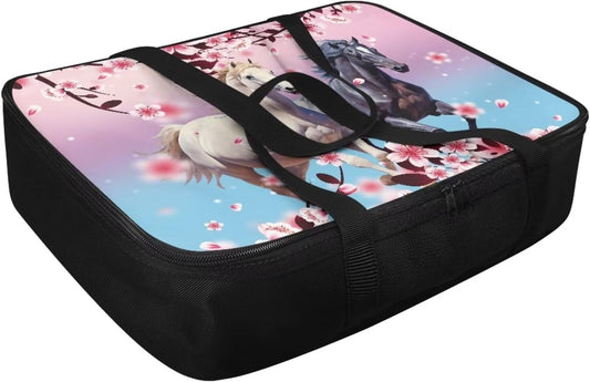 Horse Insulated Casserole Carriers Casserole Dish Carrying Case Lasagna Holder Tote Zip Food Carriers Carrier for Hot or Cold Food for Travel Potluck Parties Picnic Cookouts Beach