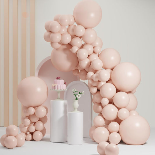 Champagne Balloons - Champagne Balloons Different Sizes 18 12 10 5 Inches, Nude Balloon Garland Arch for Safari Party Birthday Baby Shower Bridal Shower Neutral Decorations