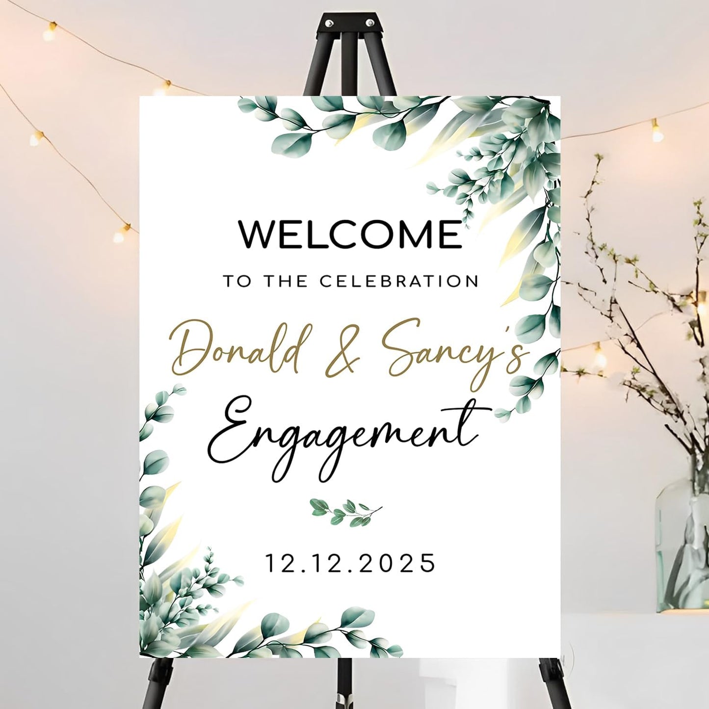 Engagement Announcement Signs, Engagement Banners And Signs, Engagement Party Sign, Engaged Decorations, Engagement Party Decor, Engagement Party Gifts For Couples