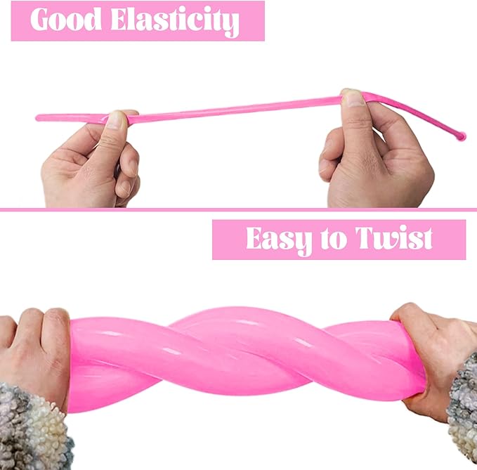 Pink 260 long Balloons 100 Pack Matte Pink Modeling Long Magic Balloons Thickening Latex Twisting DIY Animal Balloon for Birthday Wedding Christmas Festival Party Decoration