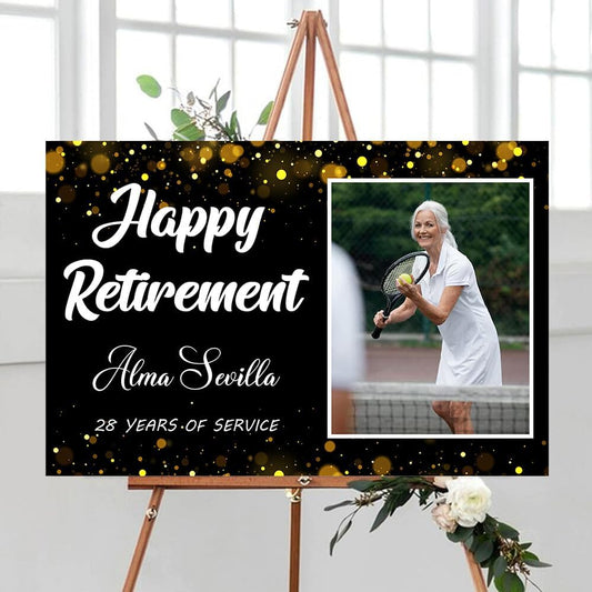 Personalized Retirement Yard Sign, Retirement Celebration Welcome Sign, Retirement Party Sign, Retirement Decorations, Retirement Outdoor Sign, Retirement Home Decor, Retirement Celebration Sign #3