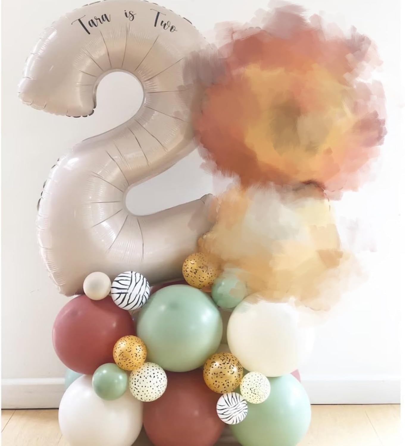 Sage Green Beige Balloons Coffee Brown Geen White Balloons for Jungle Safari Party Lion Birthday Decorations 12INCH Green White Brown Helium Latex Balloon for Arch Forest Animal Wild One Decor