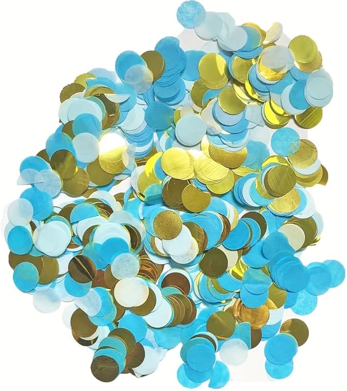 2pcs 36 inch Gender Reveal Balloon Pop Kit with Blue and Pink Confetti Poppers, Big Black Balloons for Baby Shower