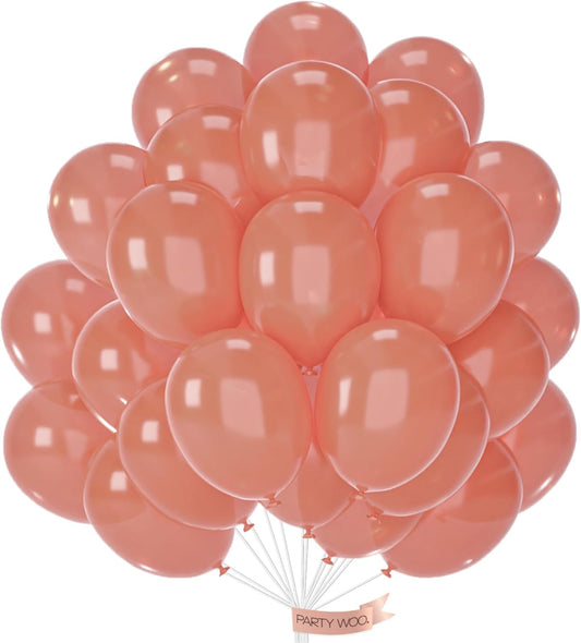 PartyWoo Brown Balloons 50 pcs 12 Inch Pearl Boho Neutral Coffee Dark Brown Latex Helium Balloons for Wedding Baby Shower Gender Reveal Graduation Birthday Party Decorations Brown-Z08