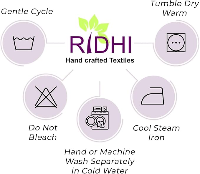 Ridhi - Hand Block Print Cotton Cloth Dinning Table Cover Wedding Farmhouse Thanks Giving Christmas Spring Tablecloth (Sage Green, 10 Seater 80x120 Inches)